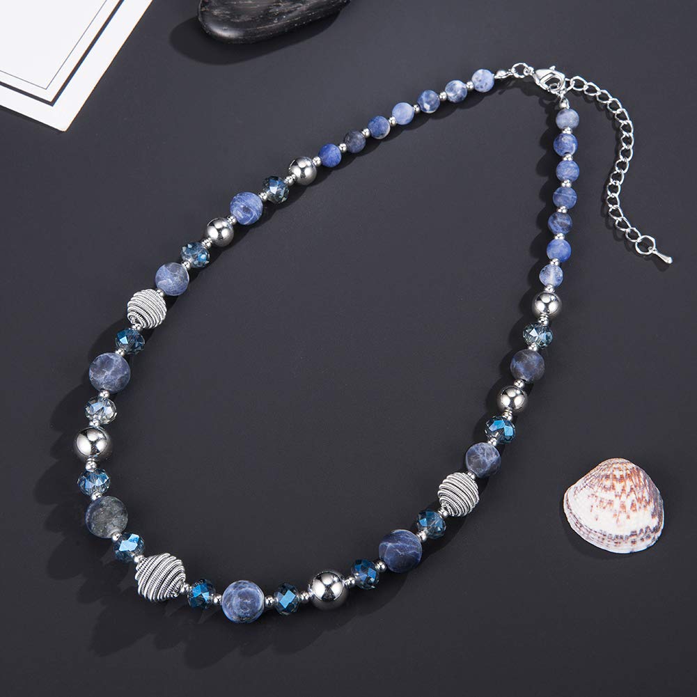 Beaded Strand Pearl Choker Necklace for Women - Elegant Fashion Jewelry Birthday Gift for Her | Perfect for Parties, Weddings & Special Occasions