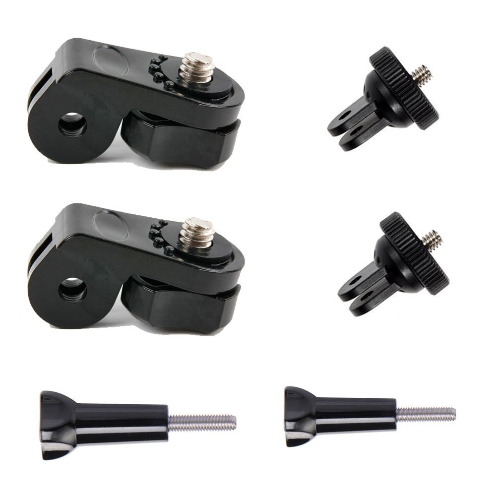 Universal Action Camera Tripod Adapter Mount - 1/4 Inch 20 Screw Conversion Kit for GoPro, Sony, Insta360 X3/ONE X2 & Standard 1/4 Accessories - Perfect for Vlogging, Travel & Outdoor Adventures