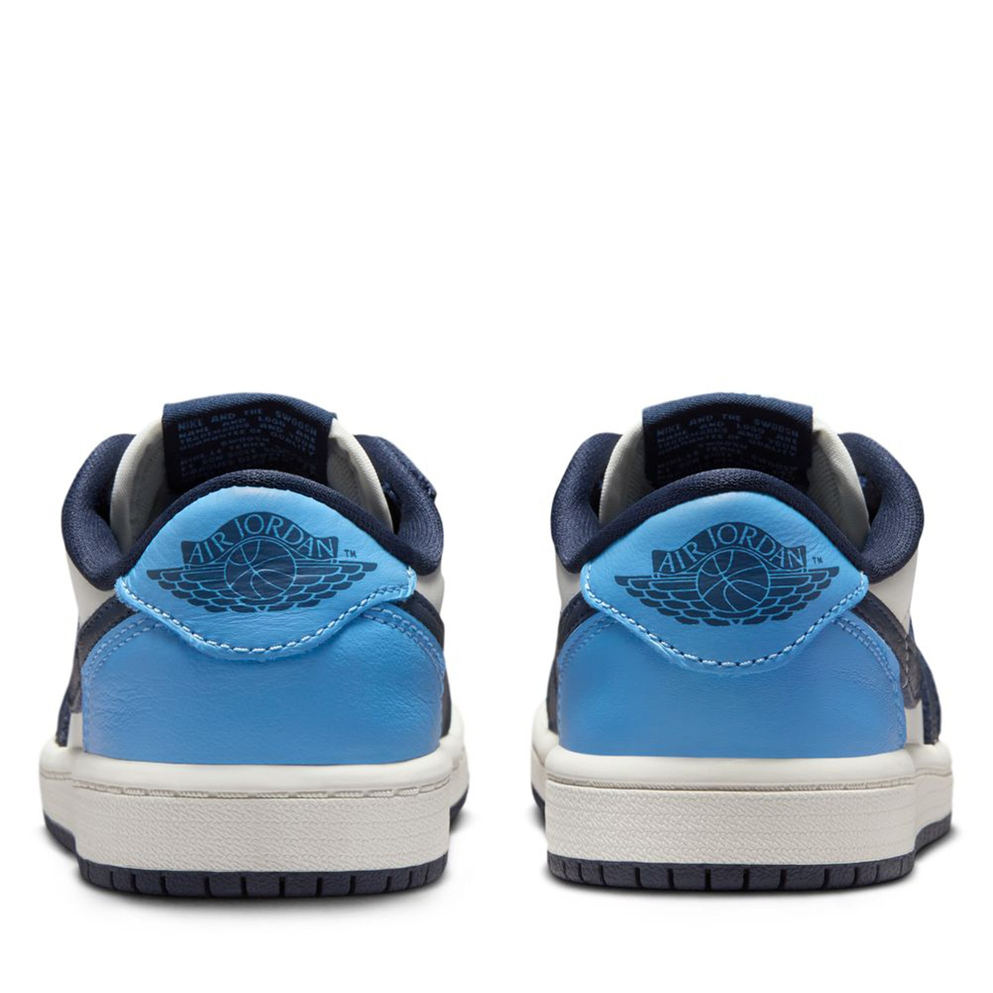 Jordan 1 Retro Low OG (PS) Sneakers - Obsidian/University Blue Colorway - Men's Basketball Shoes for Casual Wear & Street Style