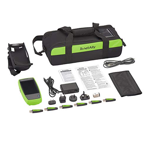 NetAlly LR-G2-KIT LinkRunner G2 Smart Network Tester Extended Test Kit - Professional Network Connectivity Tester with Link-Live Cloud Service for IT Technicians | Ideal for Network Troubleshooting, Cable Testing, and Cloud-Based Network Management
