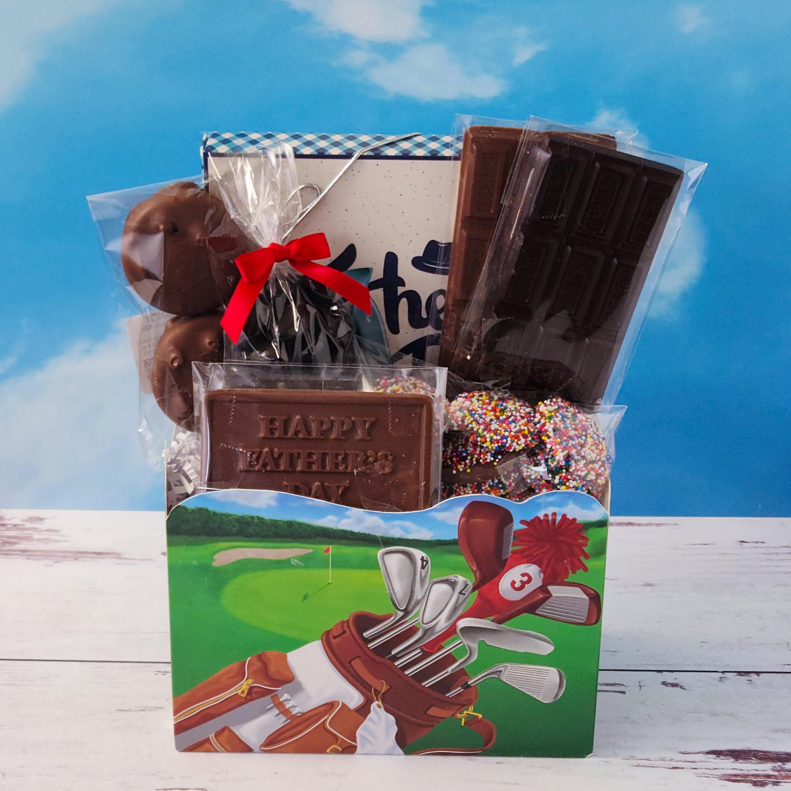 Best Father's Day Gift Basket - Premium Gourmet Snacks & Personalized Gifts for Dad - Perfect for Birthday, Anniversary & Special Occasions