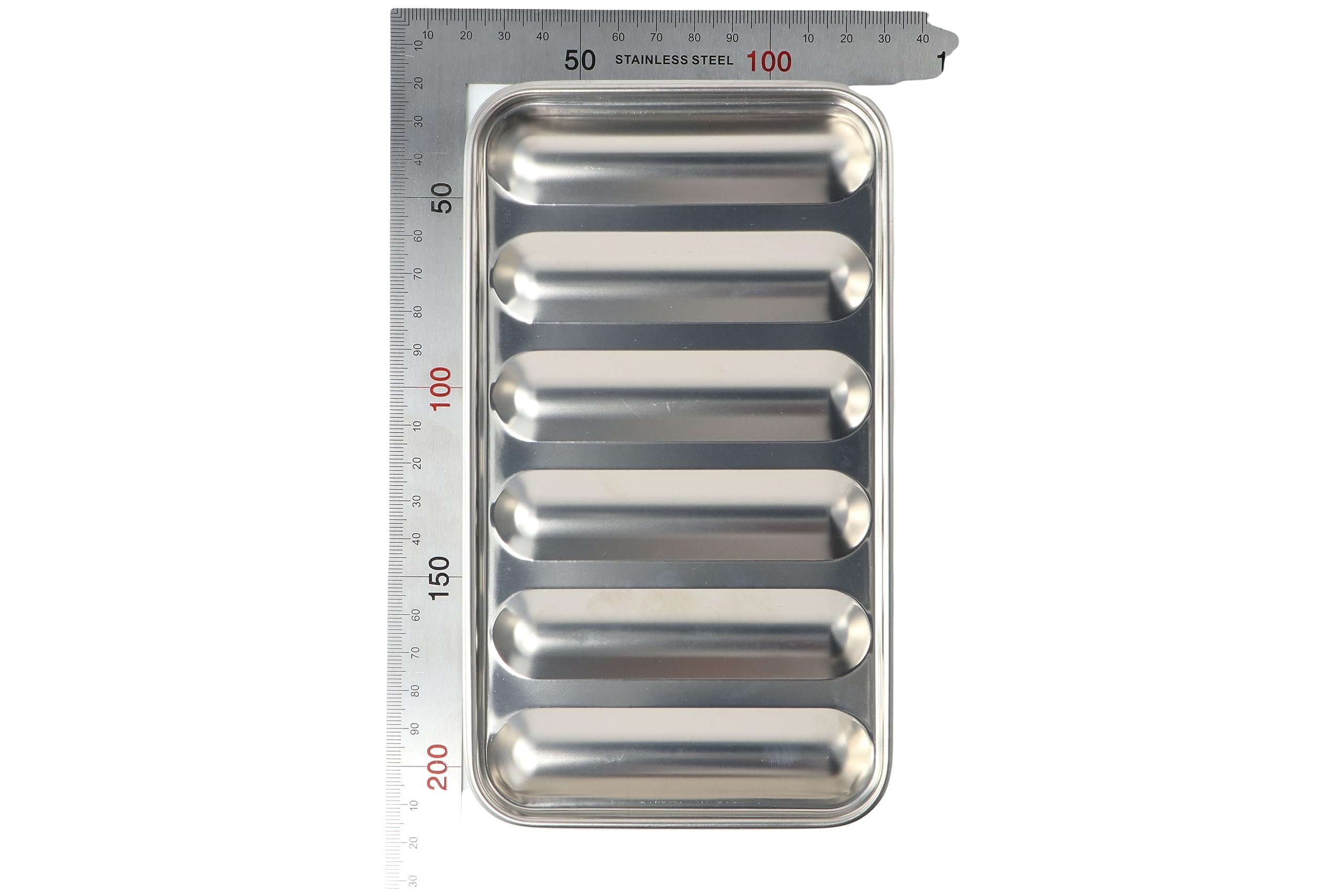 6 Cavity Stainless Steel Sausage Mold - Non-Stick Hot Dog Maker for DIY Sausages | Perfect for Microwave, Steamer & Home Kitchen Use | Great for Parties, BBQs & Meal Prep