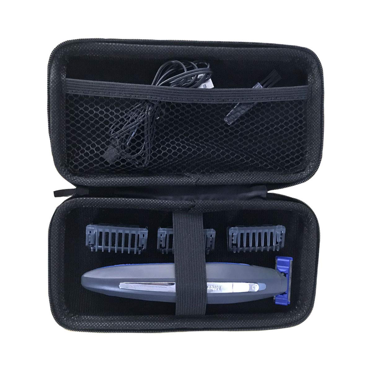 INVODA Hard Travel Storage Case for Solo One Blade Full Body Trimmer & Shaver - Waterproof EVA Protective Carrying Pouch - Perfect for Travel, Gym, and Home Organization