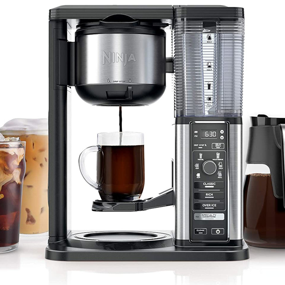 Ninja CM401 10-Cup Specialty Coffee Maker - Certified Refurbished with Home Essentials Warranty - Perfect for Home, Office & Entertaining