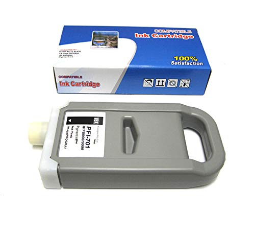 Canon PFI-701MBK Compatible Ink Cartridge (700ml, Matte Black) - Replacement for iPF8000, iPF8000S, iPF9000, iPF9000S Printers - Ideal for Large Format Printing, Posters, and Professional Photography