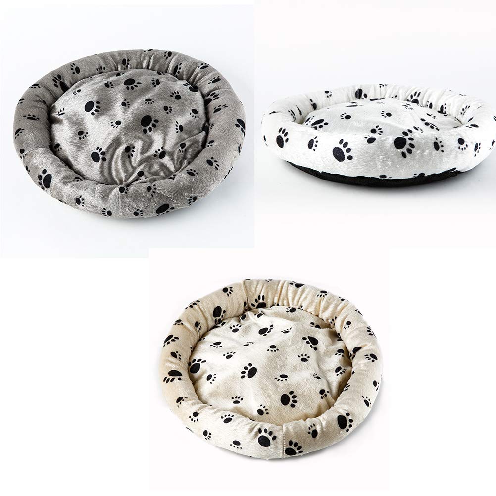 **Heated Pet Mat for Dogs & Cats - Washable Round Cushion with Soft Padding - Perfect for Winter Pet Beds, Crates & Houses - Cozy Warmth for Puppies & Kittens**
