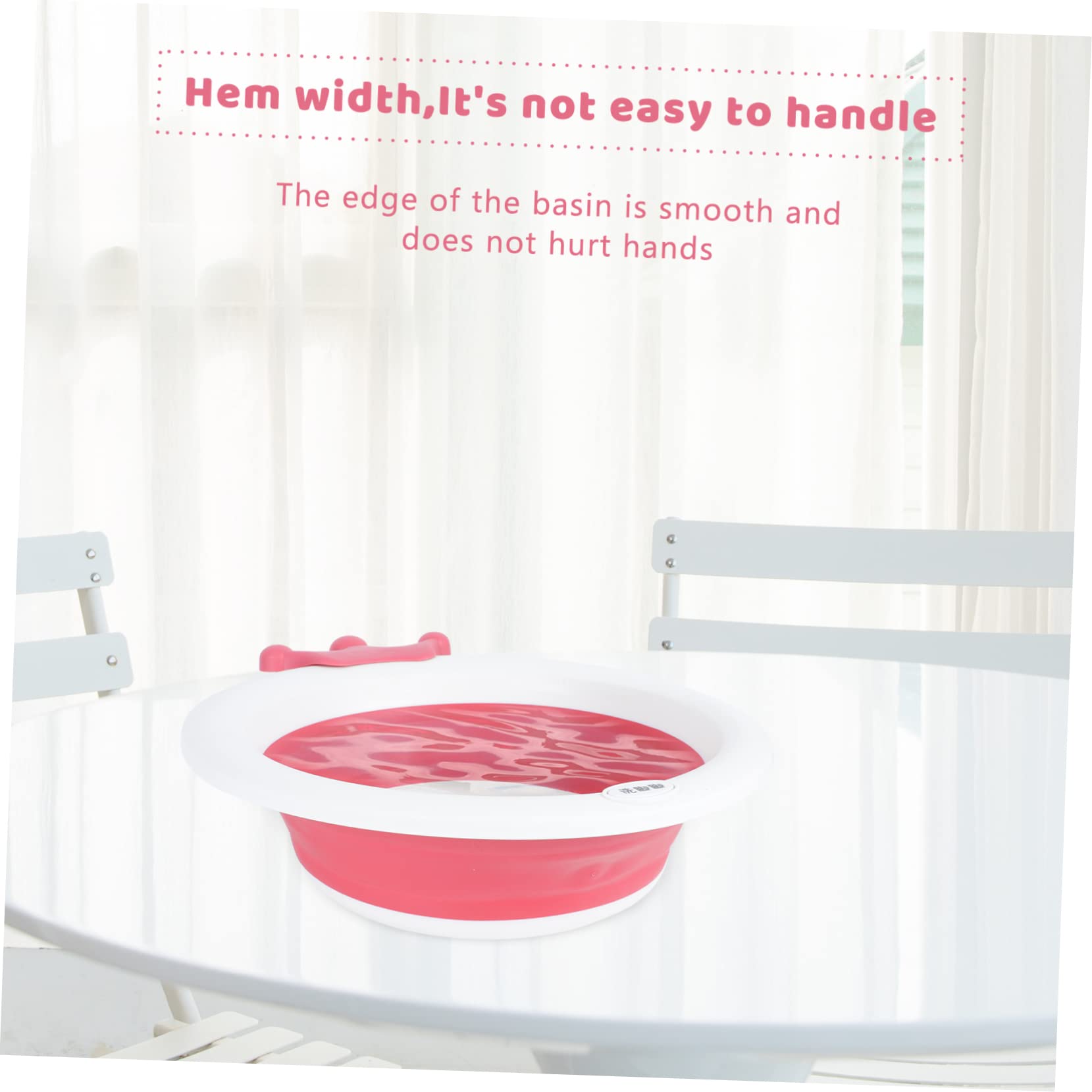 Foldable Wash Basin Bucket - Portable Plastic Cleaning Tub for Kitchen, Camping & Outdoor Use | Lightweight Collapsible Sink for Washing Dishes, Laundry & Camping Essentials