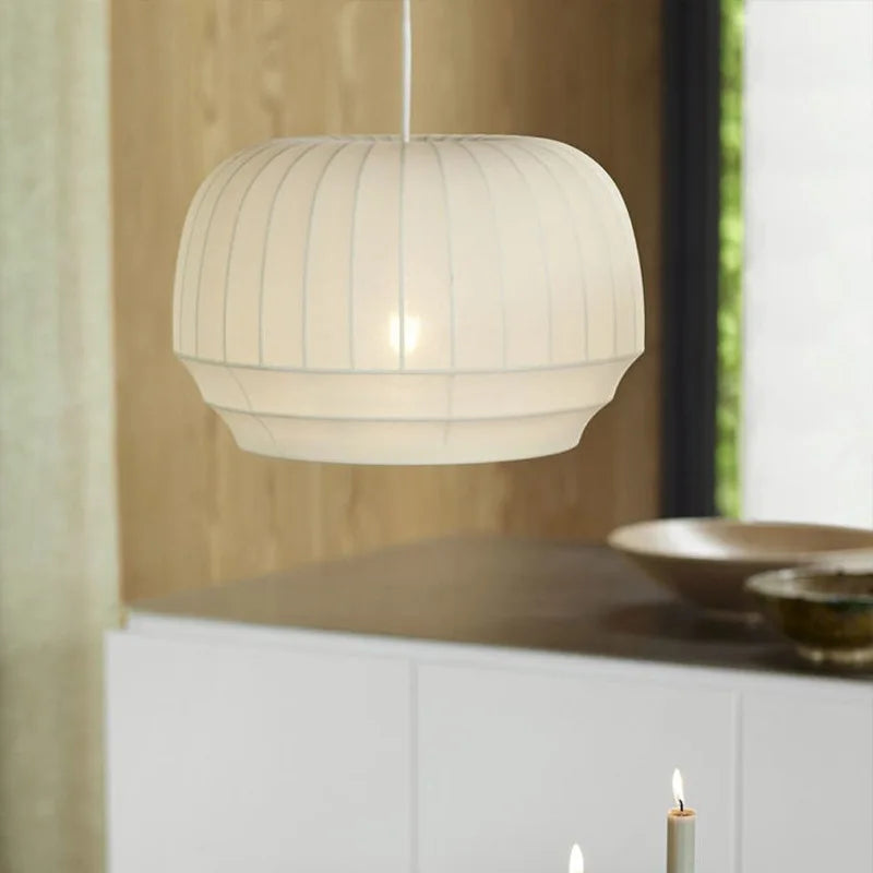 Modern Lumen Drape Pendant Light - Elegant Hanging Fixture for Dining Room, Kitchen Island & Bedroom Lighting | Dimmable LED Chandelier for Home Decor