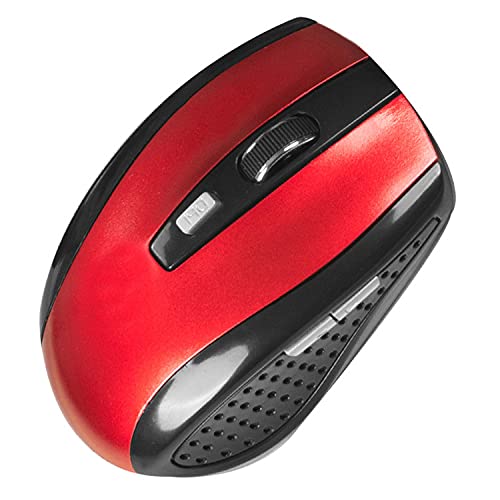 Wireless Gaming Mouse and Keyboard Combo - 2.4G Ergonomic RGB Mouse for PC, Laptop, Notebook - Red (Perfect for Gaming, Office Work & Home Use)