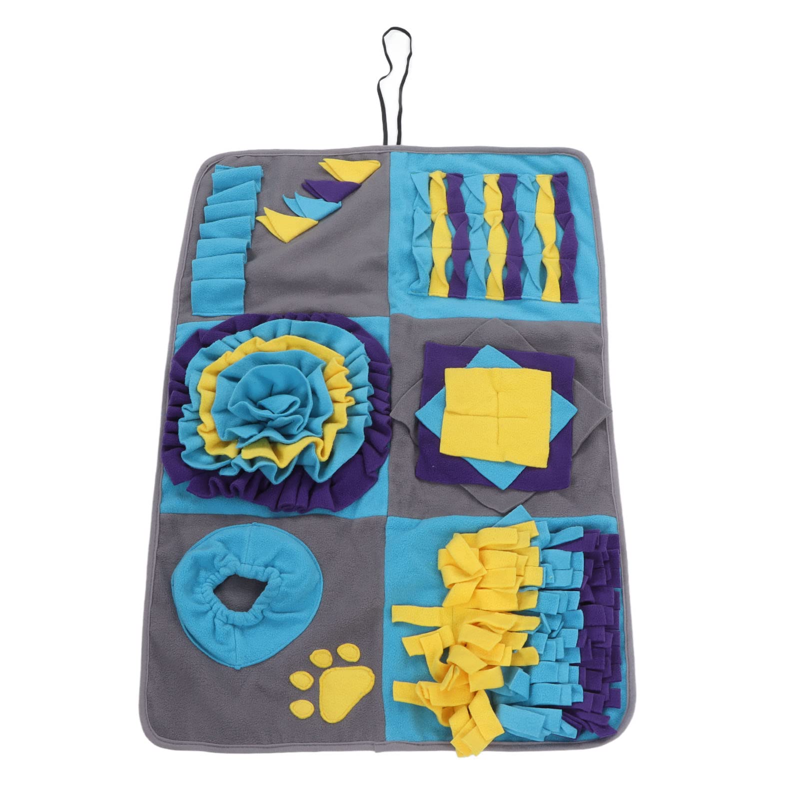 Dog Sniffing Mat for Slow Feeding - Foldable & Washable Pet Snuffle Mat, Puppy Training Pad & Puzzle Foraging Toy - Perfect for Mental Stimulation and Anxiety Relief