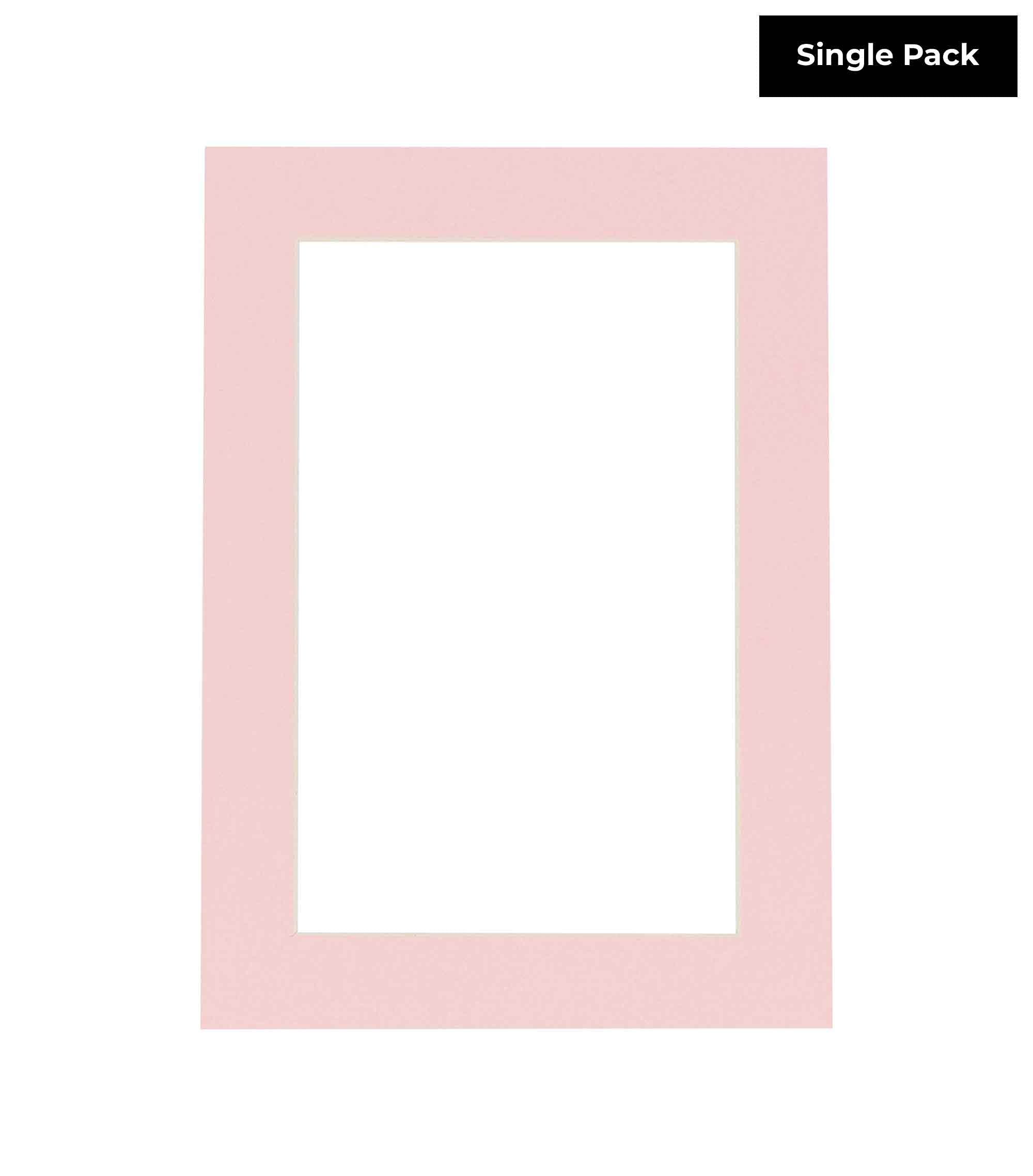 24x36 Acid-Free Soft Pink Precut Mat Board - Perfect Fit for 28x40 Picture Frames | Premium Photo Mat for Family Portraits, Artwork, Show Kits & Framing | Ideal for Home Decor, Galleries & Professional Displays (Pack of 1)
