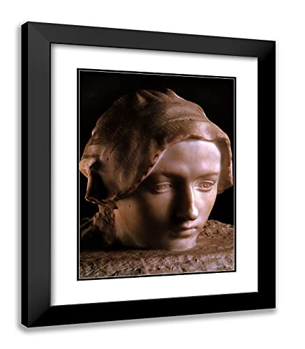 Black Modern Wood Frame with Double Matting