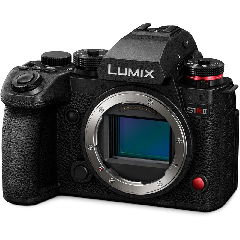 Panasonic Lumix S1R II 47.3MP Full Frame Mirrorless Camera - 4K 60p Video, 5-Axis Stabilization - Perfect for Travel, Wedding & Professional Photography