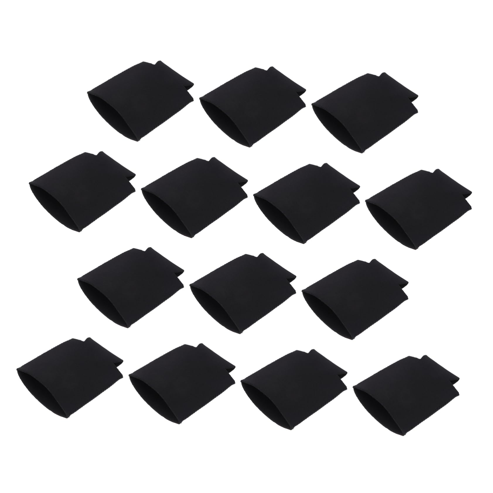 14Pcs Black Beer Bottle Covers & Can Sleeves for Party Decor