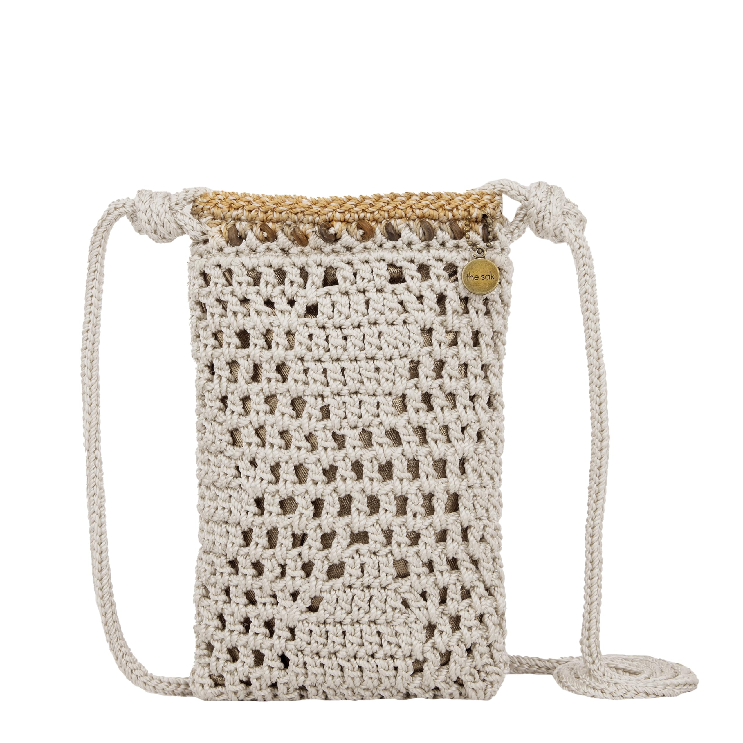 The Sak Josie Mini Crossbody Bag - Handmade Crochet Purse with Adjustable Strap for Women | Perfect for Casual Outings, Travel & Everyday Use