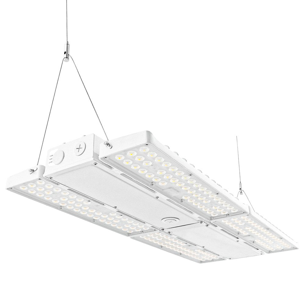 PAVO V LED High Bay Light 420W/360W/310W Selectable - 63,800 Lumens - 120-277V - 5000K Daylight White - Equivalent to 1000W Metal Halide - Ideal for Warehouses, Factories & Commercial Spaces