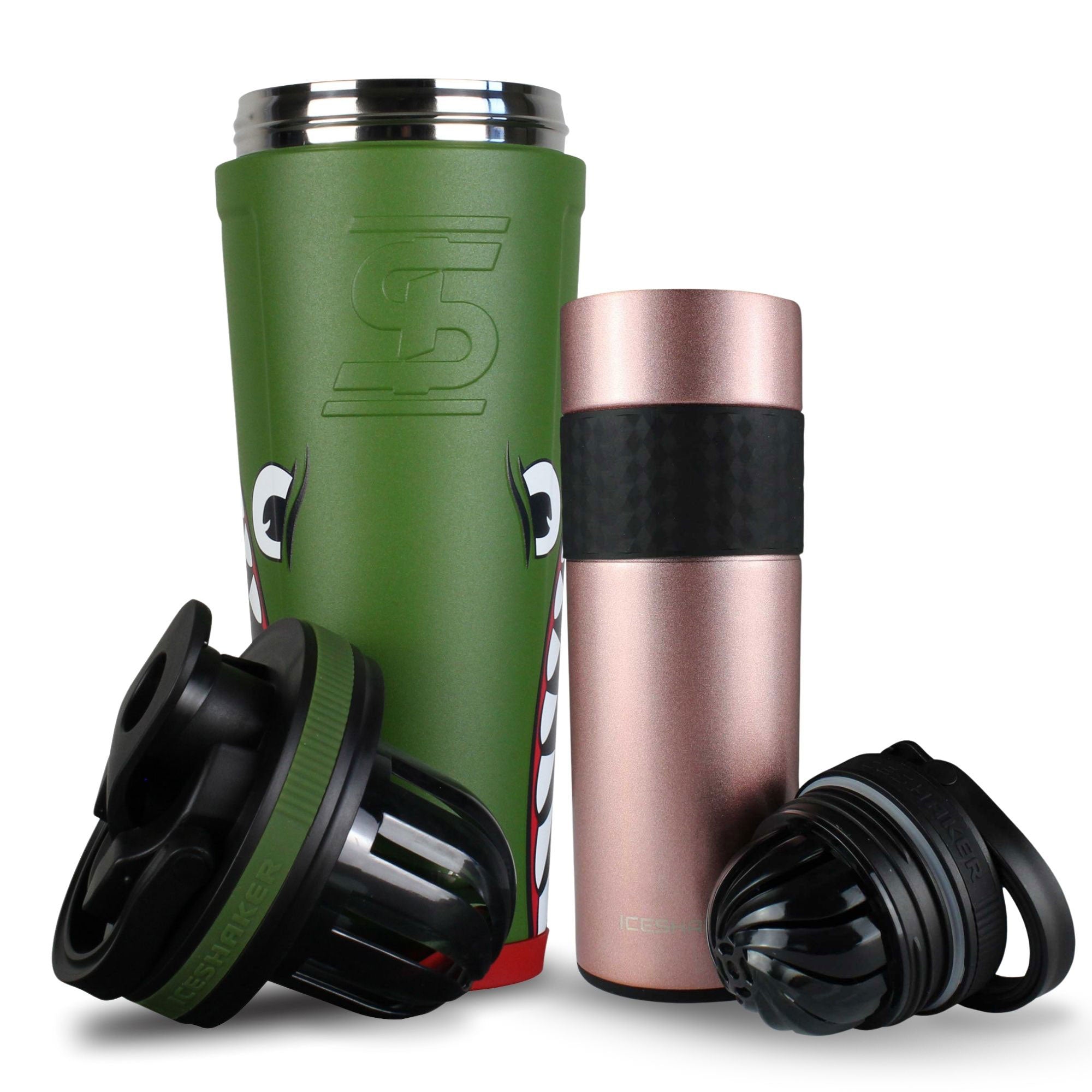 Premium His & Her Protein Shaker Bottle Set - 20oz Leak-Proof Mixing Cups for Gym, Workouts & Post-Training Recovery - BPA-Free Fitness Accessories for Couples