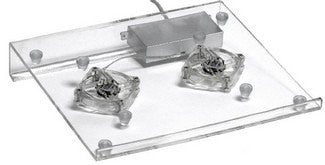 Ibreeze Acrylic Notebook Cooler with USB Power - Perfect for Laptops, Gaming & Office Use to Prevent Overheating
