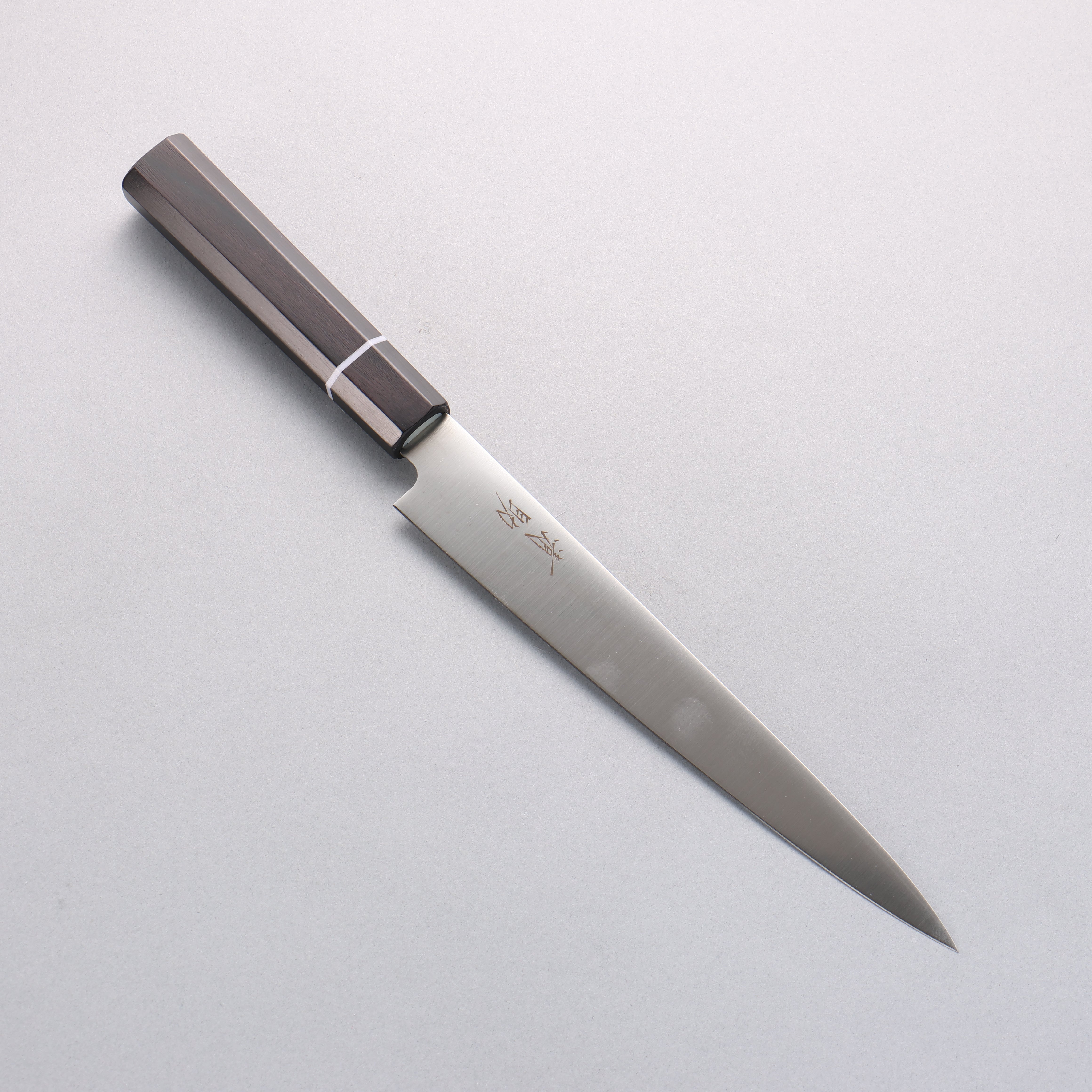 Premium Seisuke 210mm Molybdenum Slicer Knife - Black Pakkawood Handle - Professional Chef's Knife for Sushi, Meat & Vegetable Cutting