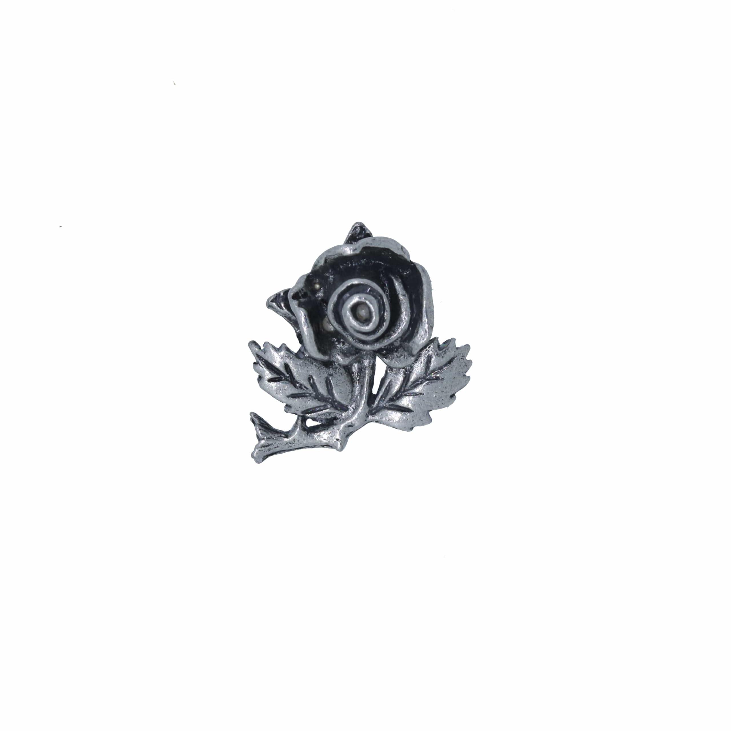Jim Clift Design Rose Lapel Pin - Elegant Floral Brooch for Women & Men, Perfect for Weddings, Suits, Blazers, and Formal Occasions