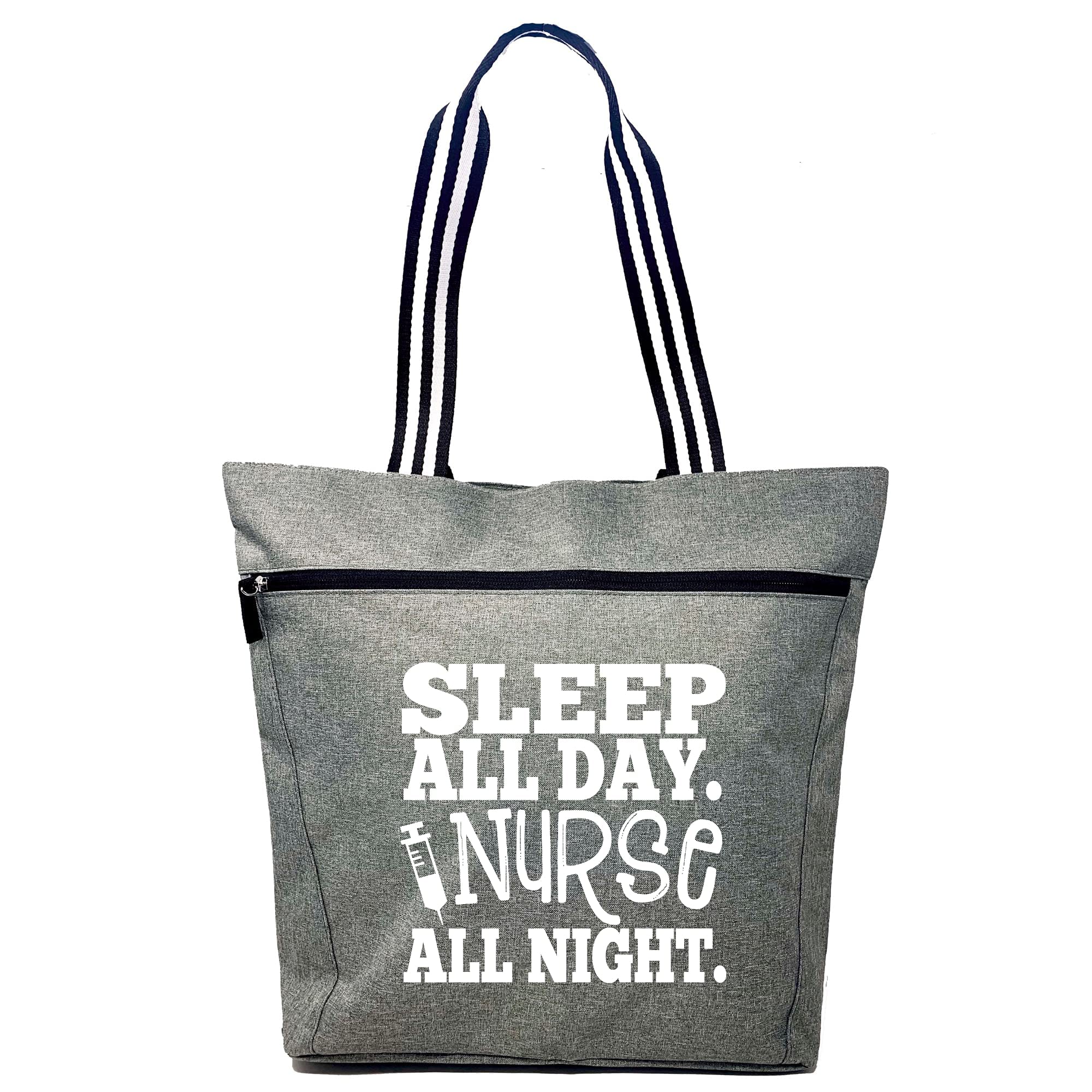 Professional Nurse Tote Bag for Women - Large Medical Work Bag with Multiple Zippered Pockets & Durable Shoulder Straps - Perfect Christmas Gift for Nurses - Ideal for Hospital Shifts, Nursing School & Healthcare Professionals