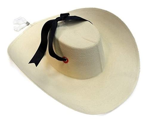 Authentic Mexican Sombrero Calentano - 100% Palm Straw Cowboy Hat for Men & Women - Perfect for Fiesta, Rodeo, and Outdoor Adventures