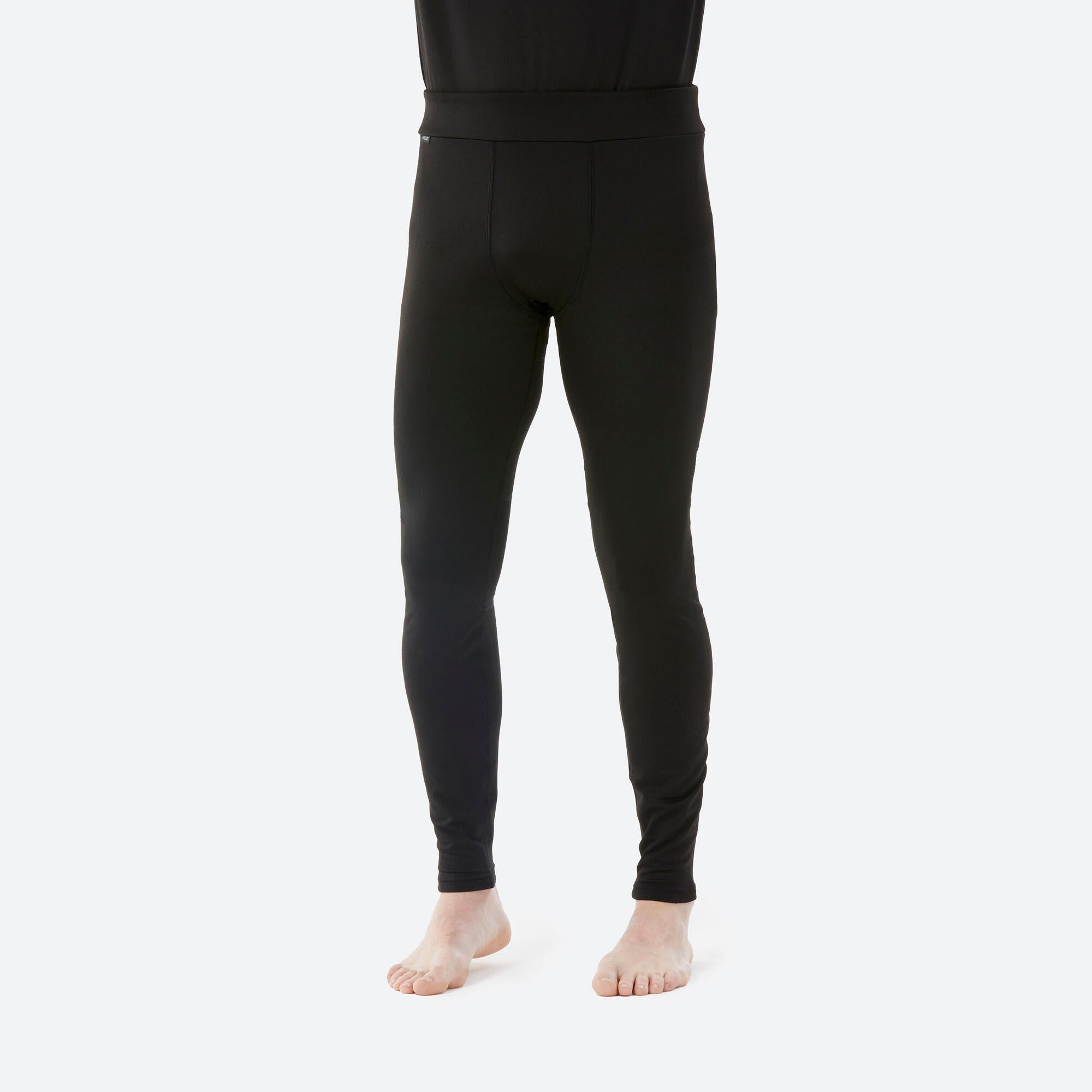 BL 500 Men's Thermal Ski Base Layer Bottoms - Black - Warm & Moisture-Wicking for Winter Sports & Outdoor Activities