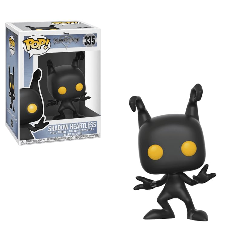 Funko Pop! Disney Kingdom Hearts Shadow Heartless Chase Glow Eyes Vinyl Figure with Pop Protector Case - Limited Edition Collectible for Disney Fans, Gamers & Anime Lovers - Perfect for Display, Gifts & Home Decor