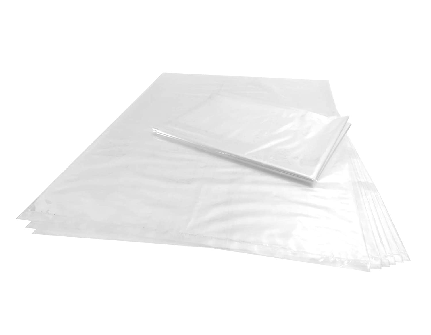 19x35 Inch 3 Mil Clear Poly Bags - 250 Count Case | Resealable Plastic Bags for Packaging, Storage & Shipping - Perfect for Retail, Food, Crafts & Ecommerce