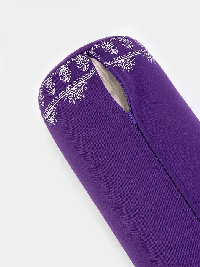 Organic Buckwheat Meditation Bolster Cushion for Yoga & Zen - Supportive Elephant Pillow for Home Studio, Meditation & Relaxation - Perfect for Yoga, Reiki & Stress Relief