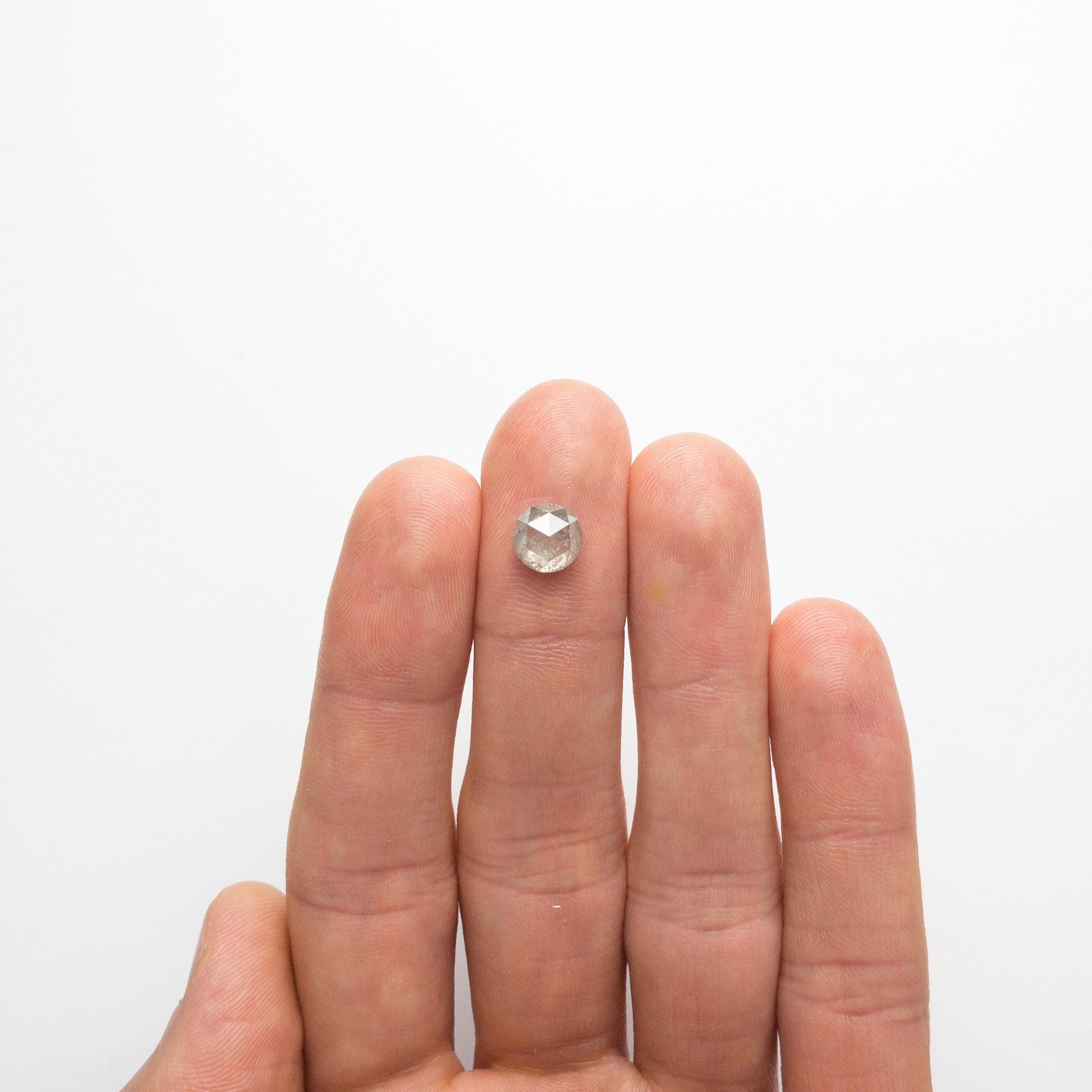2.14ct Round Double Cut Lab-Created Diamond - 7.55x7.61x4.61mm (18728-06) | Perfect for Engagement Rings & Fine Jewelry Making