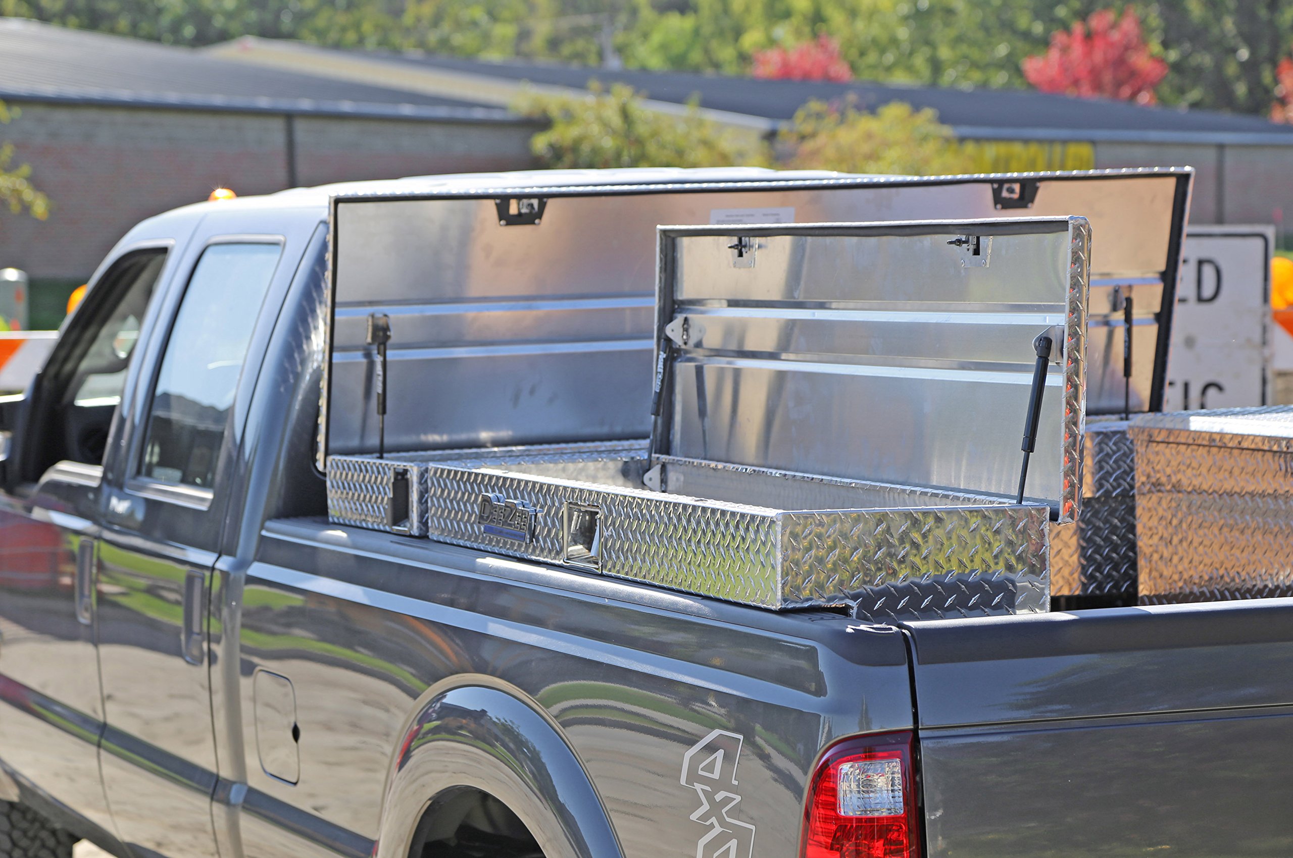 Dee Zee DZ6760LOCK Heavy Duty Padlock Side Mount Tool Box for Pickup Trucks & Work Vans - Secure Storage for Tools & Equipment