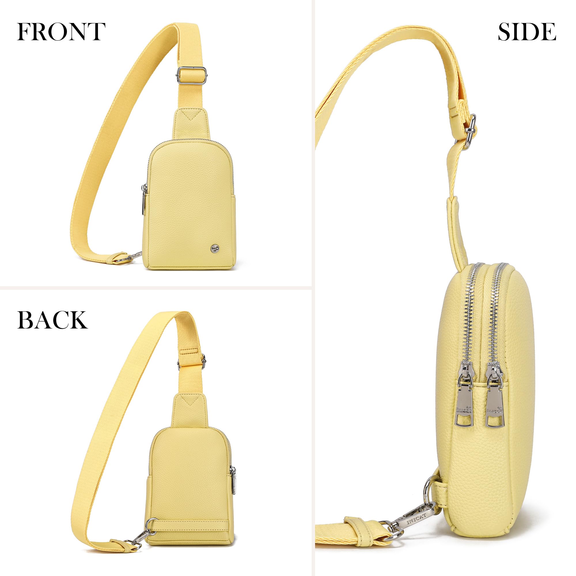 INICAT Small Crossbody Sling Bag for Women - Lightweight Travel Purse, Fashionable Shoulder Bag - Perfect for Travel, Shopping, and Daily Use