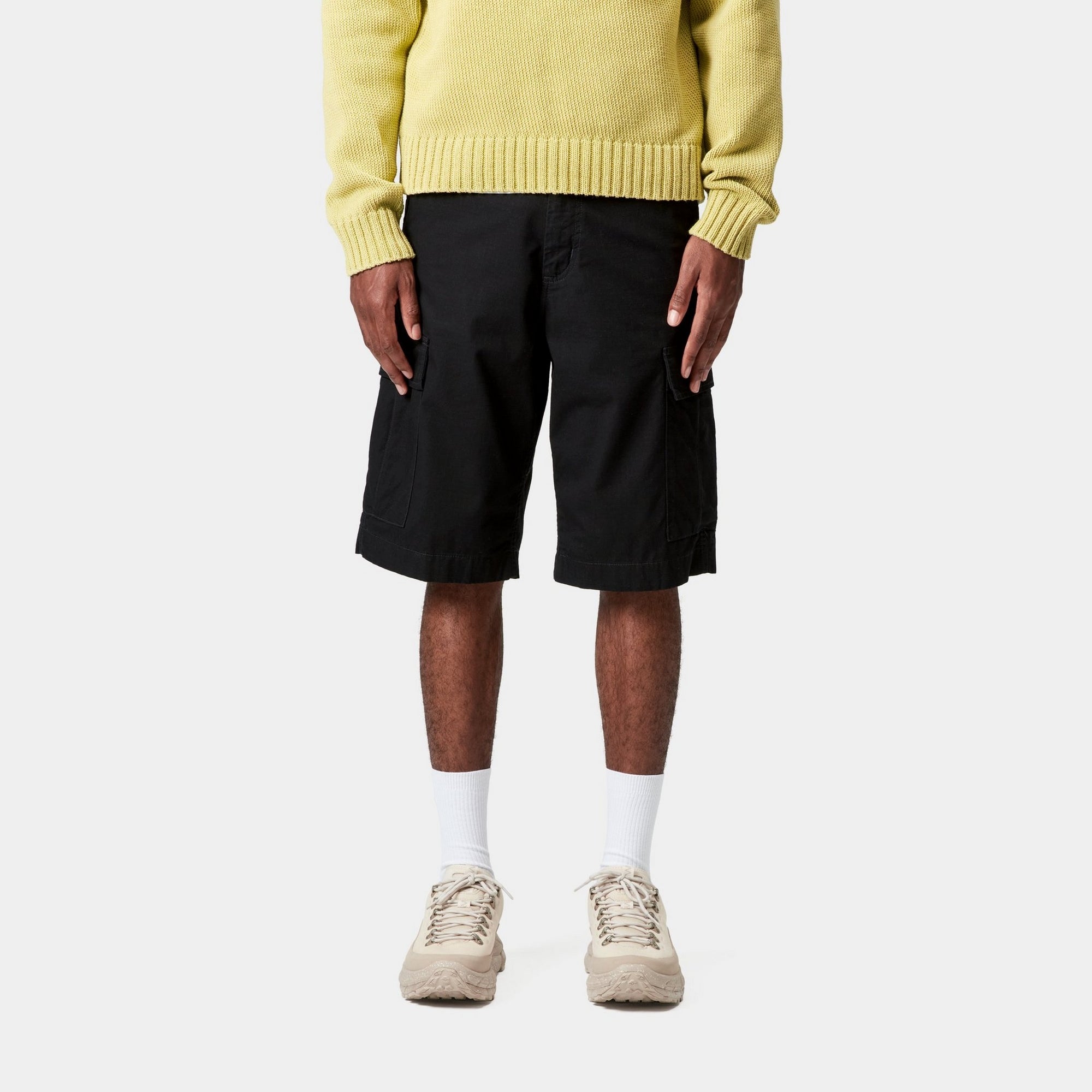 Men's Cargo Shorts - Black | Durable & Comfortable Casual Shorts for Outdoor Activities, Hiking, and Everyday Wear