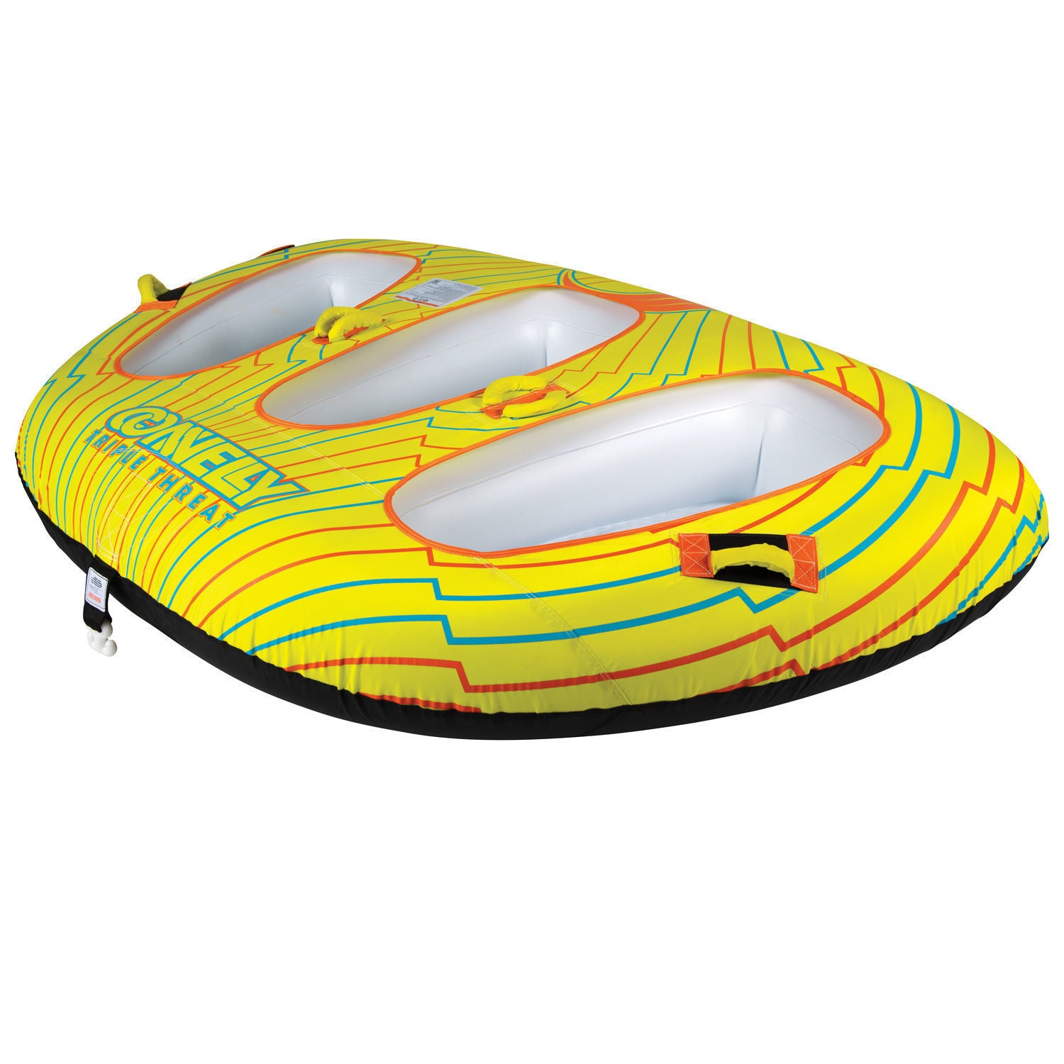 Connelly Triple Threat Towable Tube for 3 Riders - High-Speed Water Sports Fun for Lakes and Beaches