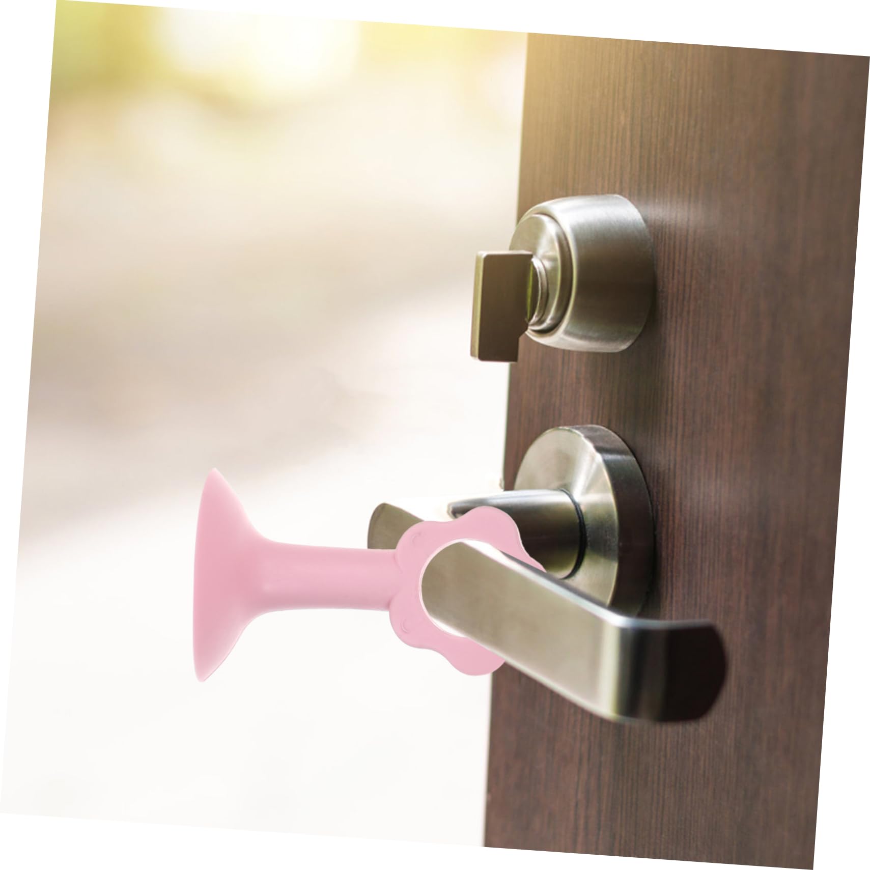 BIUDECO 4-Pack Door Handle Bumpers - Anti-Collision Wall Protectors for Door Handles & Knobs (Black) - Prevent Scratches & Damage to Walls, Doors & Furniture - Perfect for Homes, Offices & Apartments