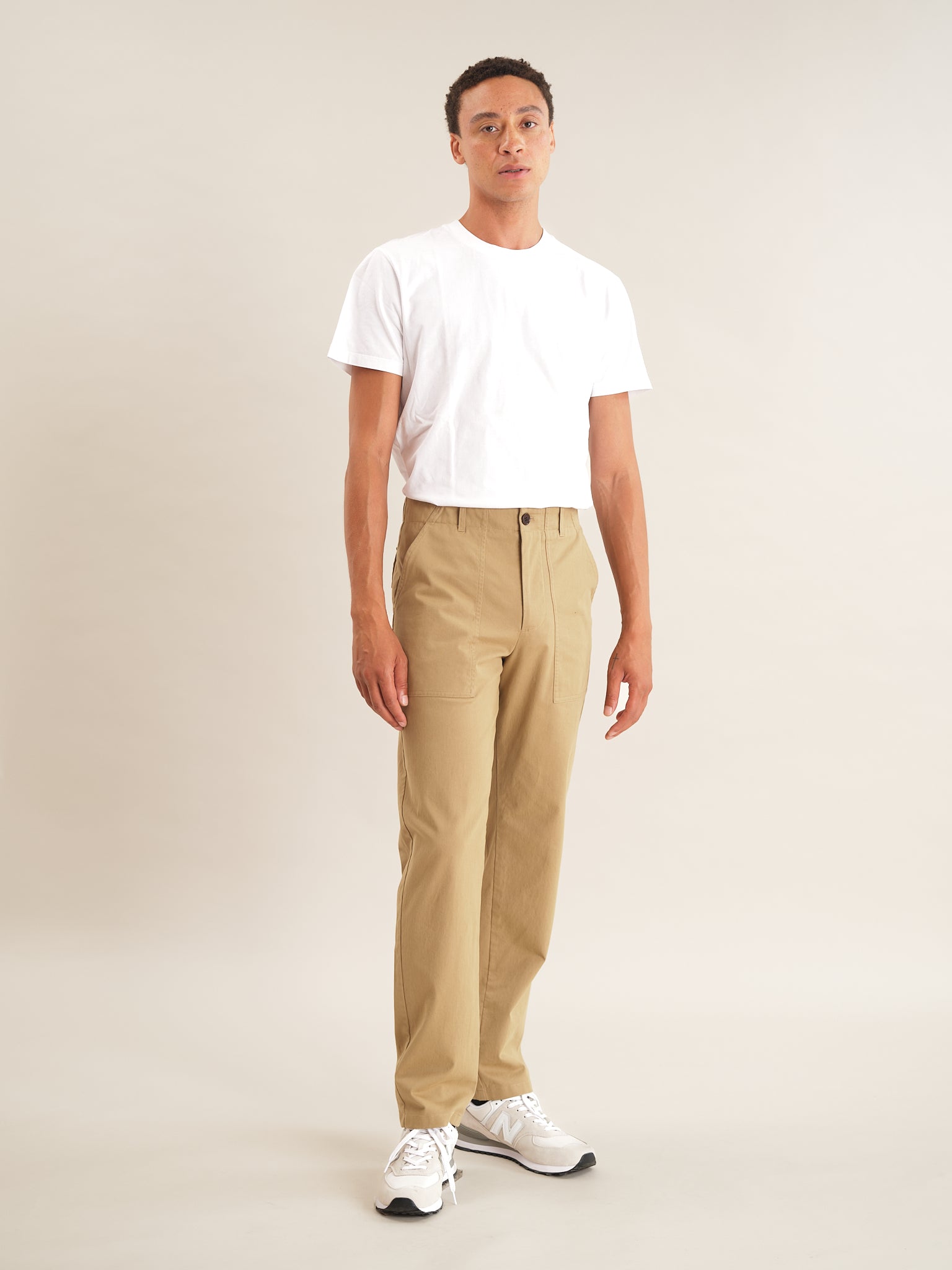 Men's Sand Cotton Utility Pants - Durable & Comfortable Workwear for Outdoor, Hiking & Casual Wear