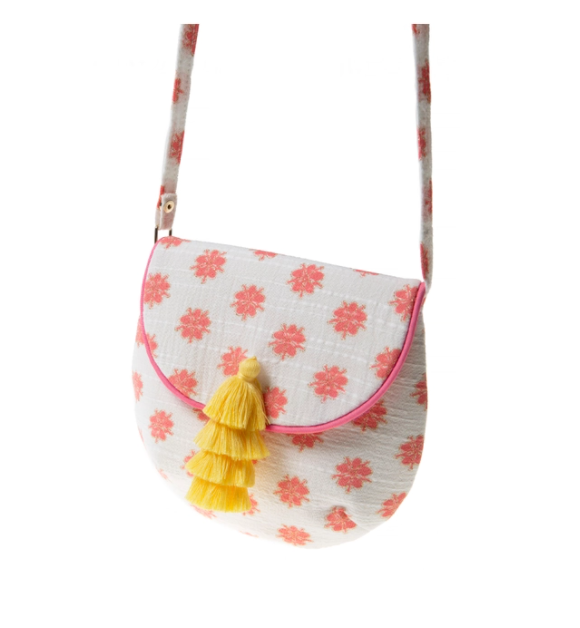 RKH Hibiscus Cross Body Bag for Women - Stylish Floral Print Shoulder Purse - Perfect for Travel, Shopping & Everyday Use