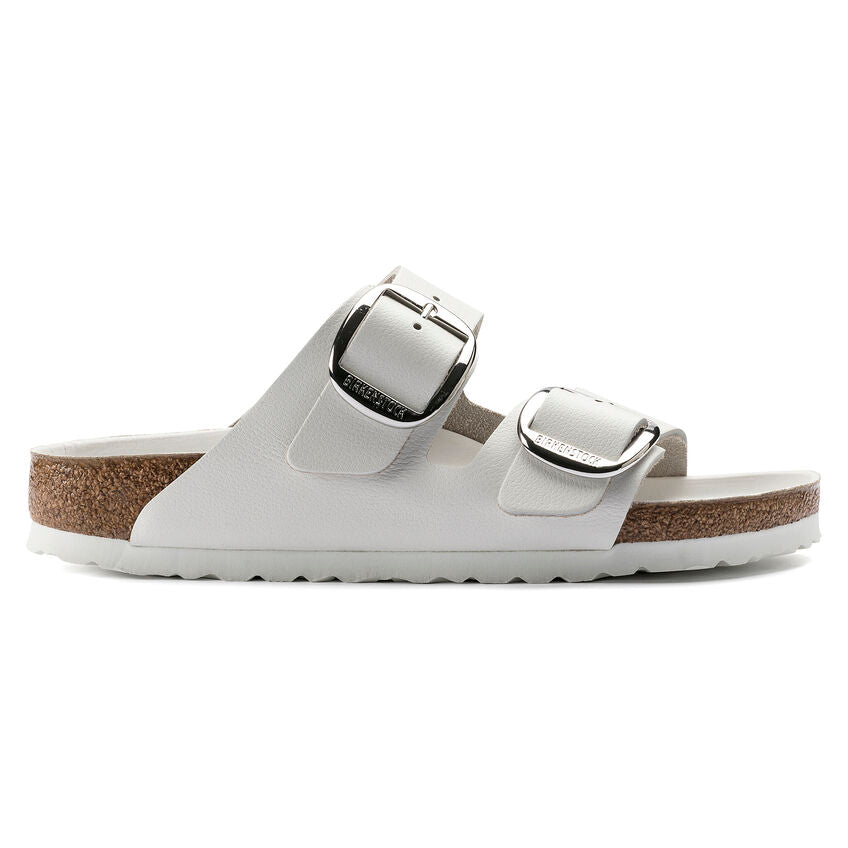 Birkenstock Arizona Big Buckle Sandals - Oiled Leather White Comfort Footwear for Women & Men | Perfect for Casual Wear, Beach, and Everyday Comfort