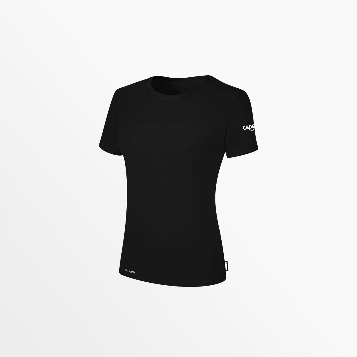 Women's CS Dry Tee with Sleeve Logo - Moisture-Wicking Quick-Dry Performance Shirt for Workouts & Casual Wear