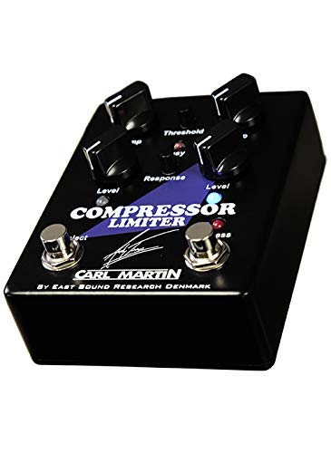 Carl Martin ATCOMPLIM Bass Compression Effect Pedal for Guitarists - Professional Audio Compressor Pedal for Bass & Electric Guitar - Perfect for Live Performances & Studio Recording