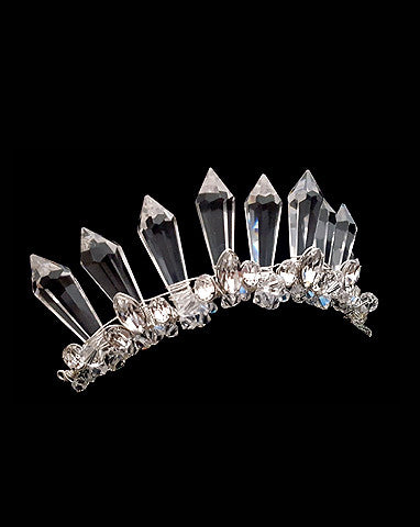 Ethereal Princess Crystal Wedding Crown by Venine & Kezani | Bridal Headpiece for Weddings, Prom, Quinceañera & Photo Shoots