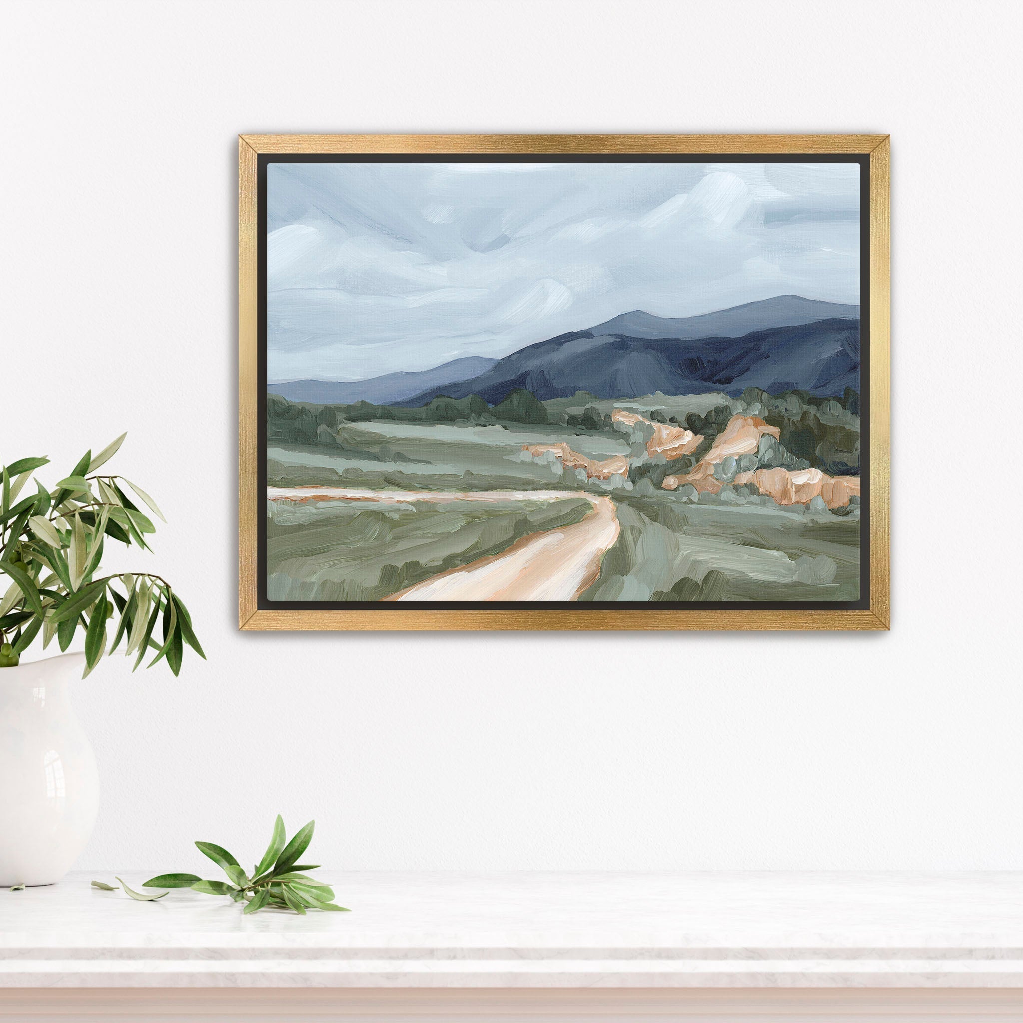 April Canyon Art Print - Stunning Landscape Wall Decor for Living Room, Bedroom & Office | Perfect Home & Gift Idea