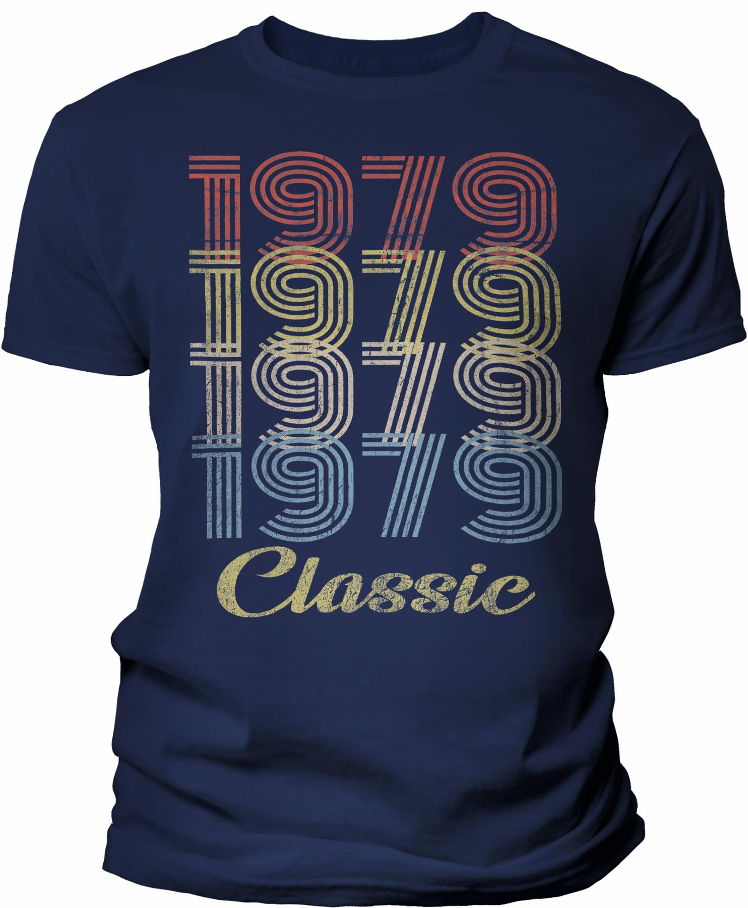 1979 Vintage Retro 46th Birthday T-Shirt for Men - Classic 46 Year Old Gift Idea - Perfect for 1979 Birth Year Celebrations & Throwback Parties