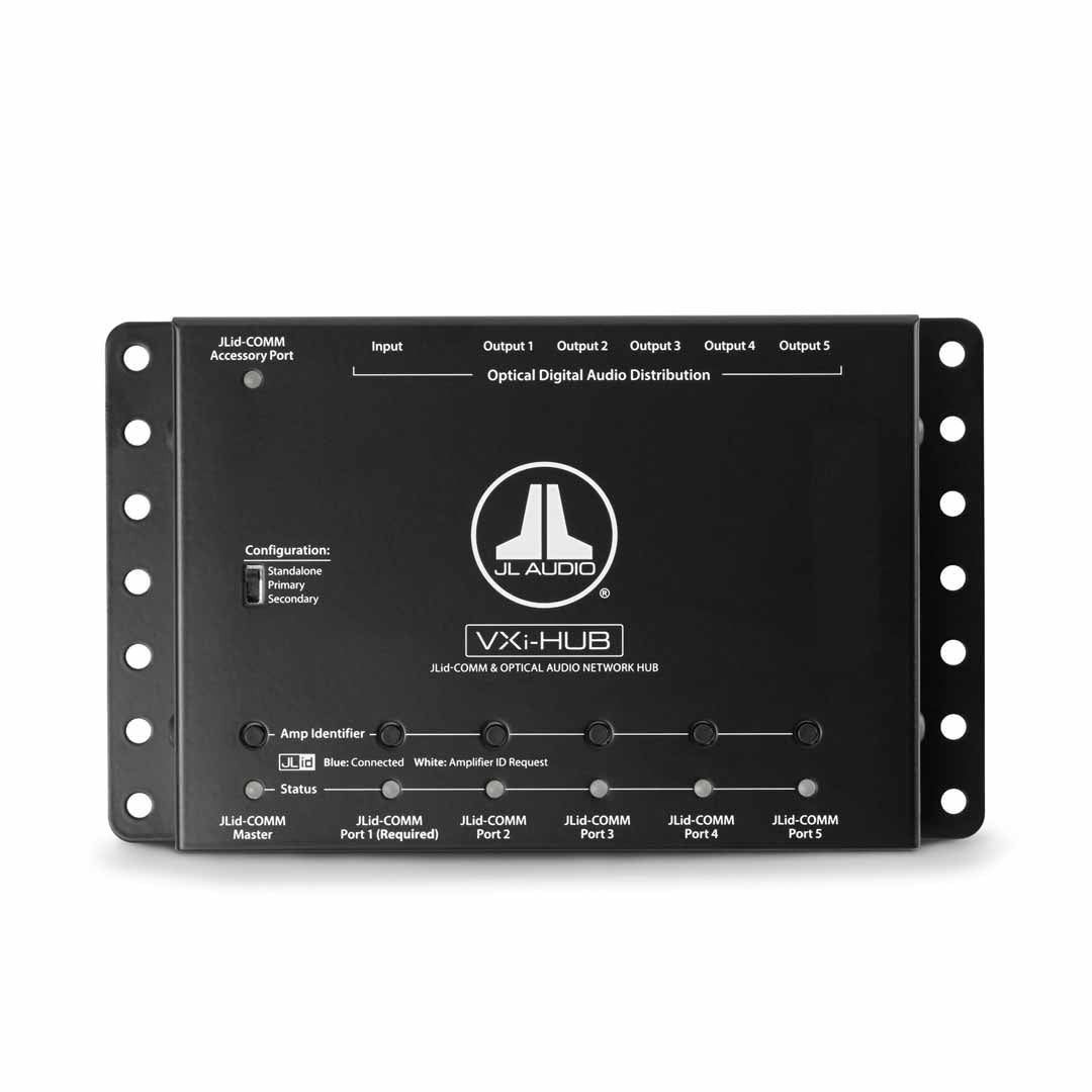 JL Audio VXi HUB - Digital Optical Audio Network Hub for JL Audio VXi Amplifiers | High-Quality Car Audio System Connectivity for Enhanced Sound Performance