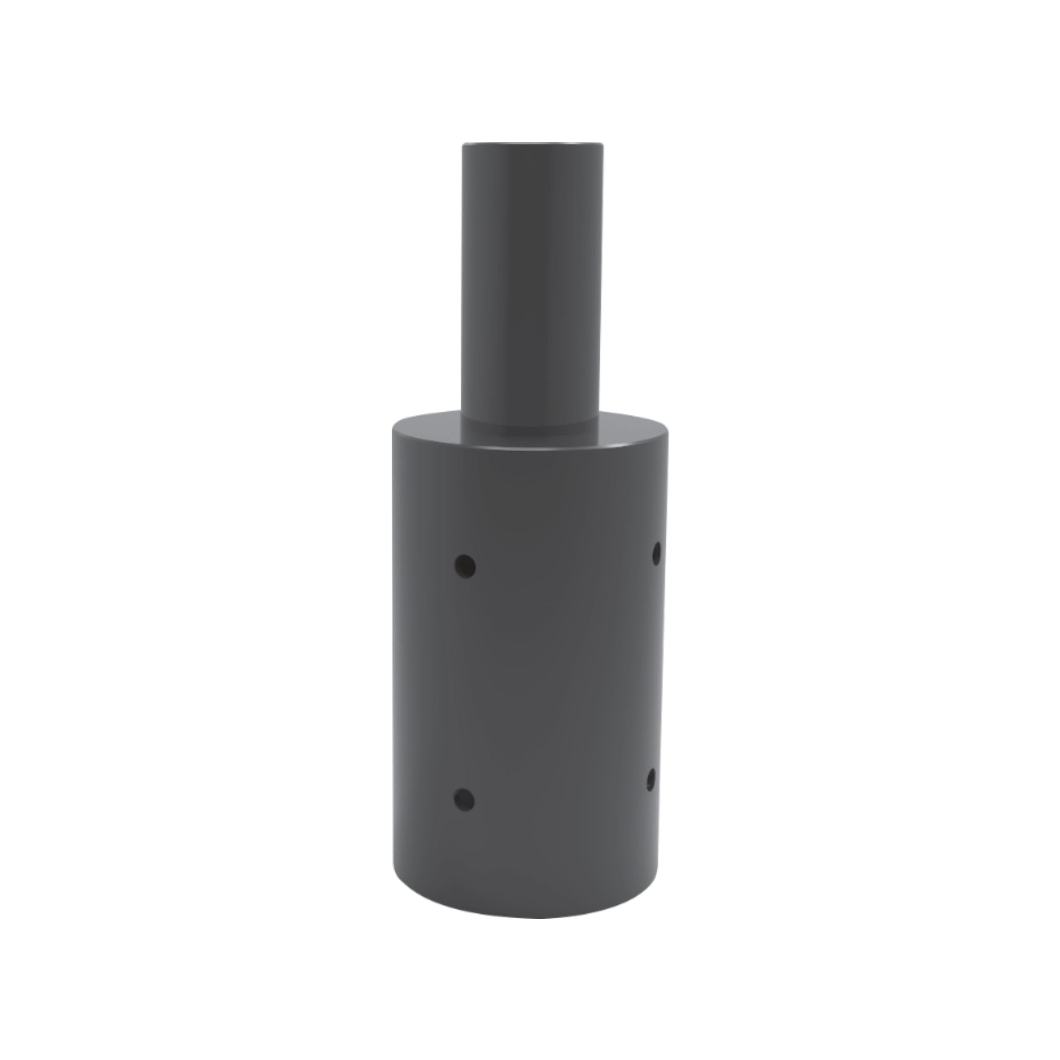 LED Shoebox Light Adapter Mount - Vertical Tenon Bracket for Round Pole (4.77