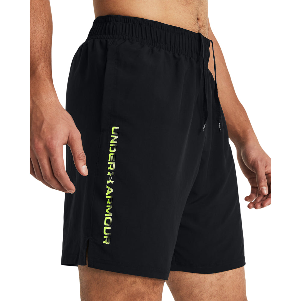 Men's Under Armour Woven Wordmark Shorts - Lightweight Athletic Training Shorts for Running, Gym & Casual Wear