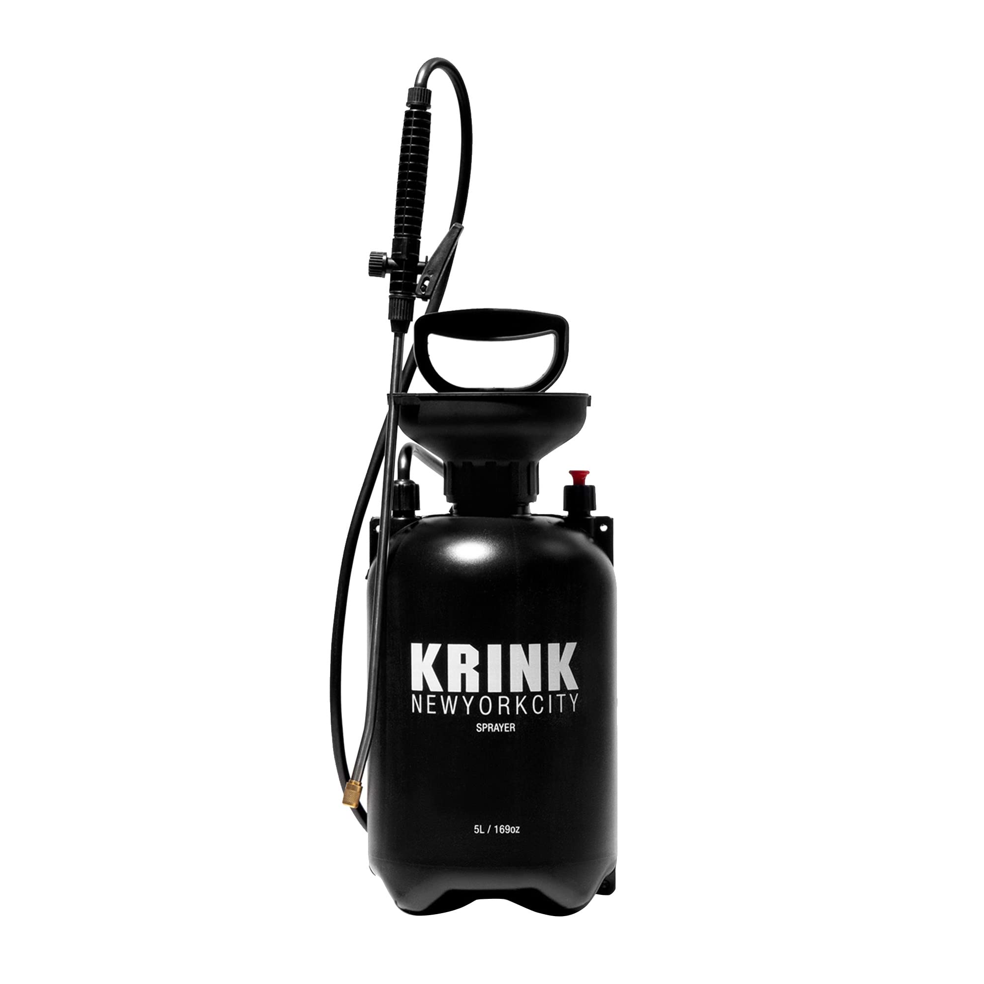 Krink Graffiti Paint Sprayer - 5L (169oz) Hand-Pump Spray Paint Tank with Adjustable Nozzle & Hose - Cordless Graffiti Art Tool for Street Art, Murals & DIY Projects
