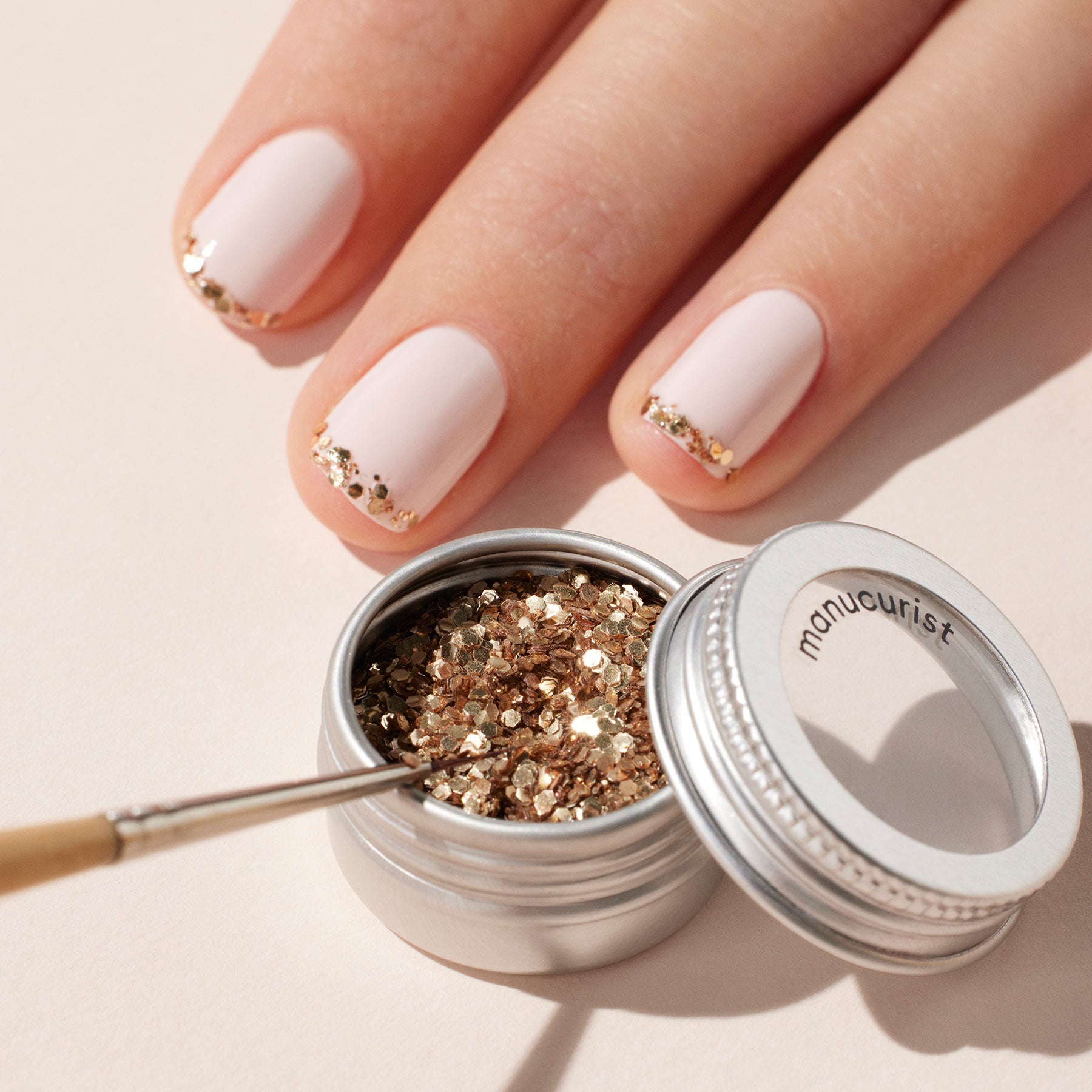 Eco-Friendly Rose Gold Biodegradable Glitter for Face & Body - Vegan Cosmetic Glitter for Makeup, Nails, Festival, DIY Crafts & Party Decorations