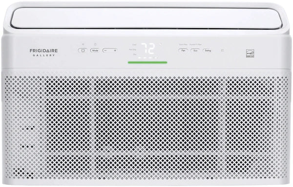 Frigidaire Gallery GHWQ125WD1 12,000 BTU U-Shaped Inverter WiFi Window Air Conditioner - Energy Star Certified White - Perfect for Bedrooms, Living Rooms & Home Offices